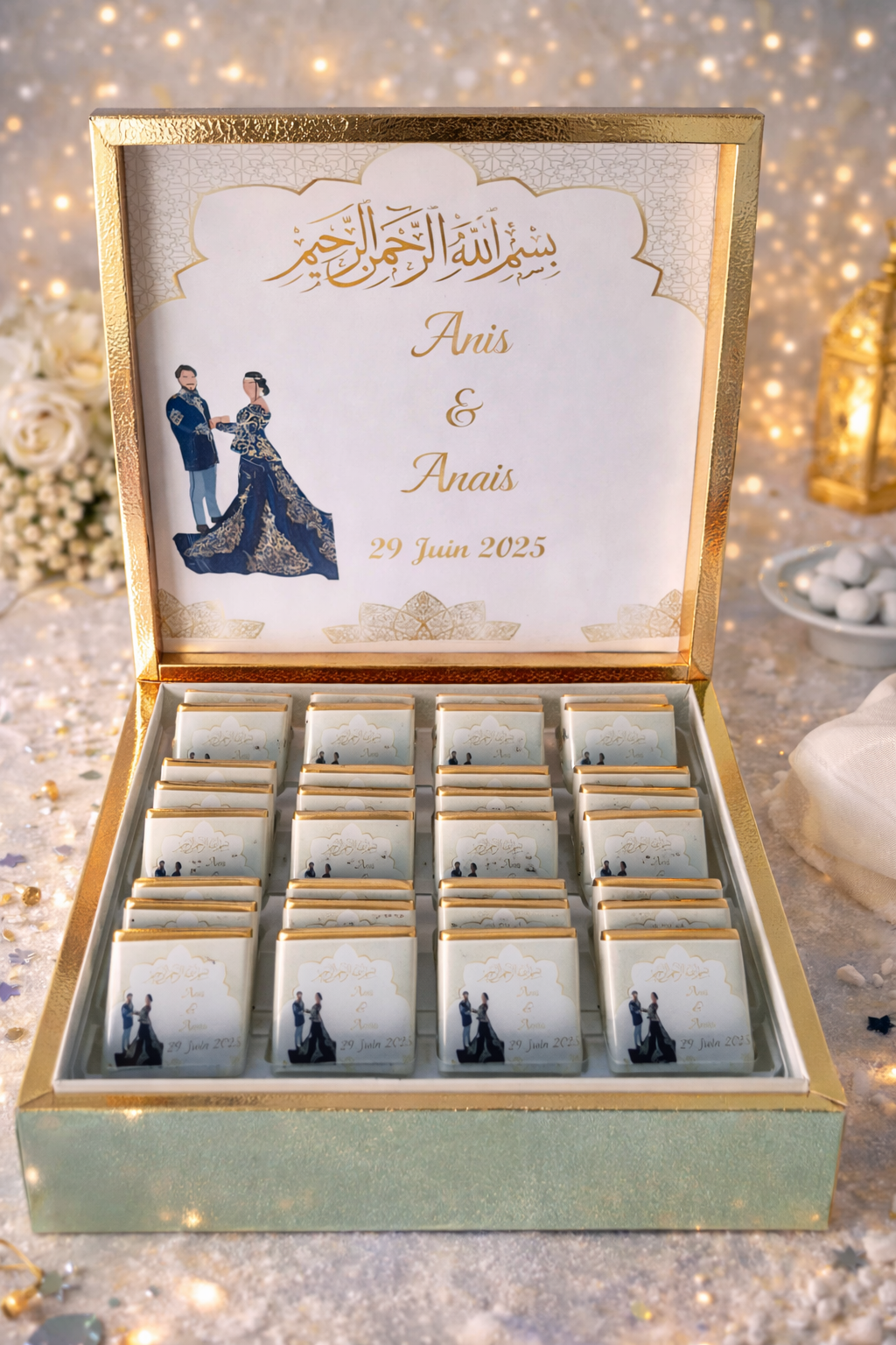 Boite de Chocolat Personnalisée Mariage – Image 2