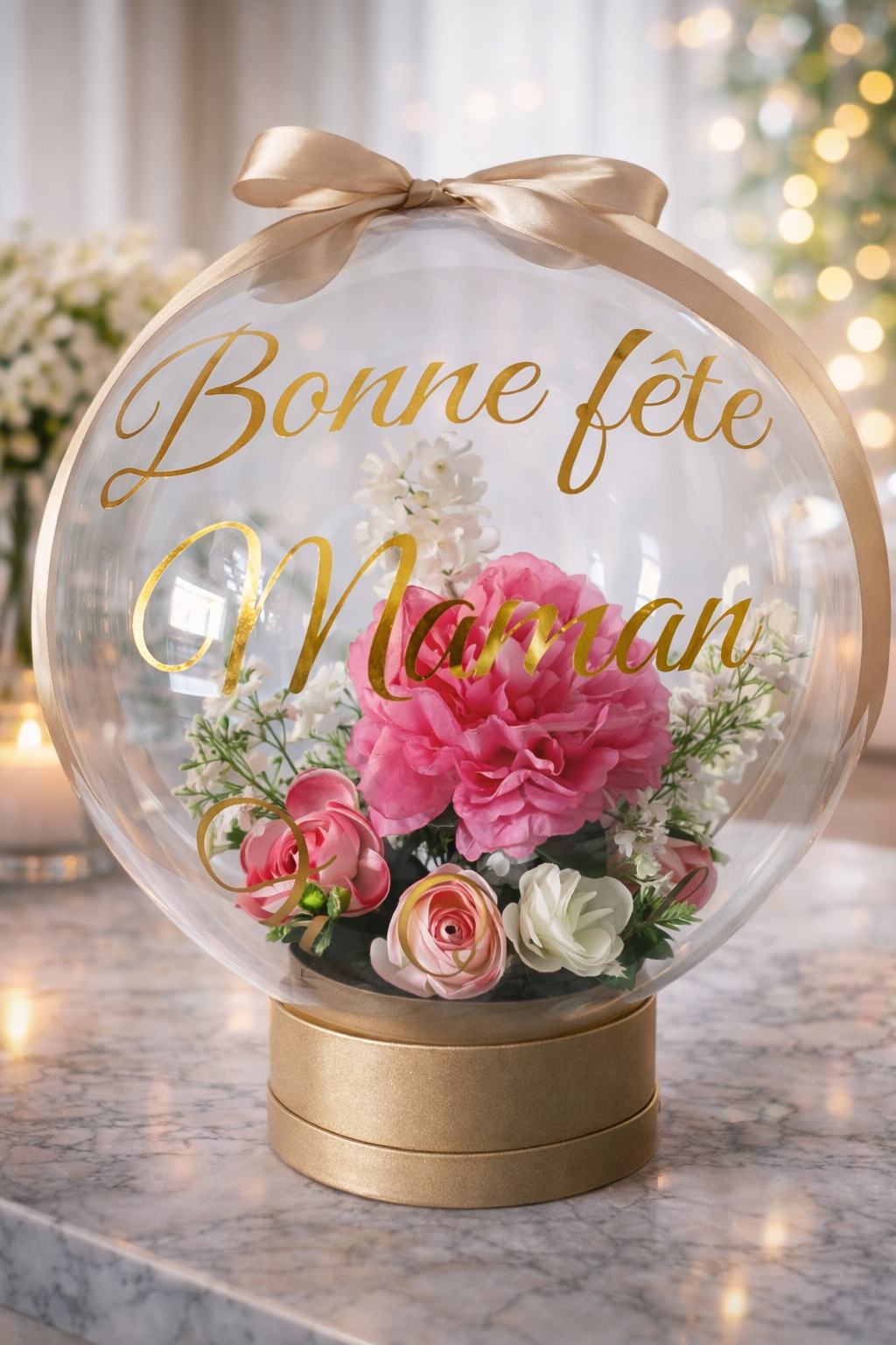 Ballon Bulle Personnalisé "Différentes Fêtes"