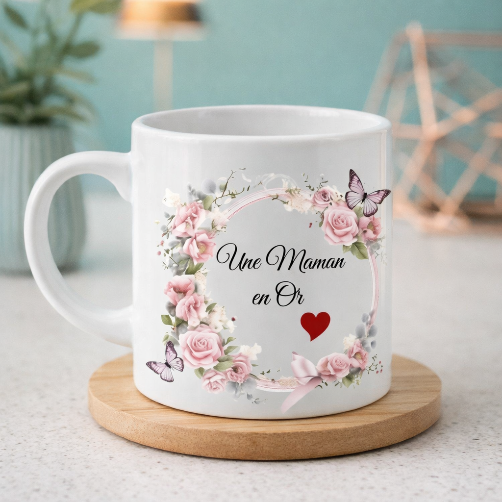 Mug spécial Fête des Mères “Fleur 2”